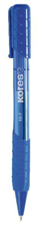 Trojhranné kuličkové pero Kores K6-F Pen 0.7 modré
